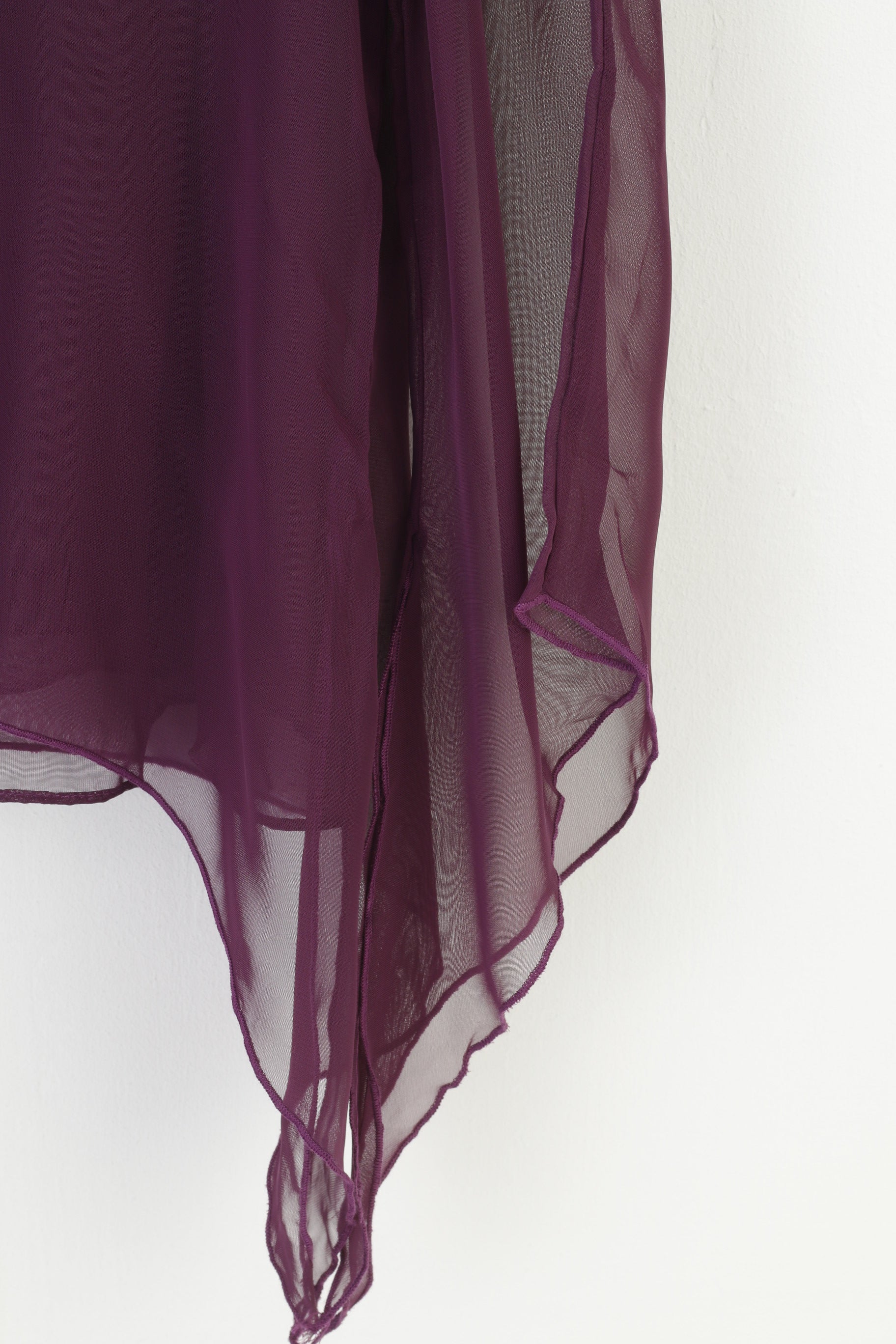 Hotkiss Femmes L Chemise décontractée Bretelles Spaghetti Violet Prune Débardeur 2 Pièces Ensemble Haut Vintage