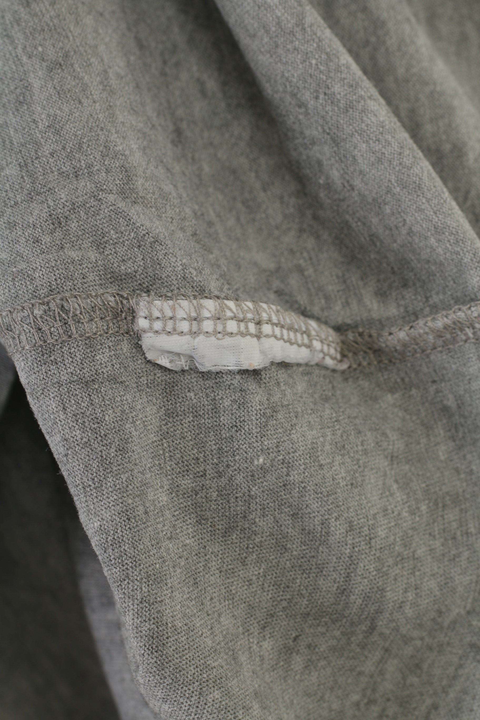 Replay Men XL Shirt Long Sleeve Cotton Grey Logo Casual Fit Sportswear Top