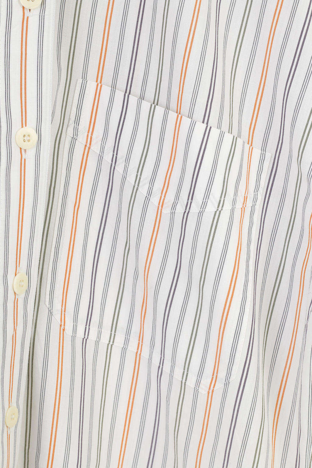 Jaeger Donna M Camicia Casual Top Classico a Maniche Corte in Cotone a Righe Bianche