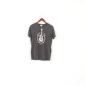 Grandole Nashville L Women T-Shirt Grey Cotton Graphic Grand Ole Opry Top