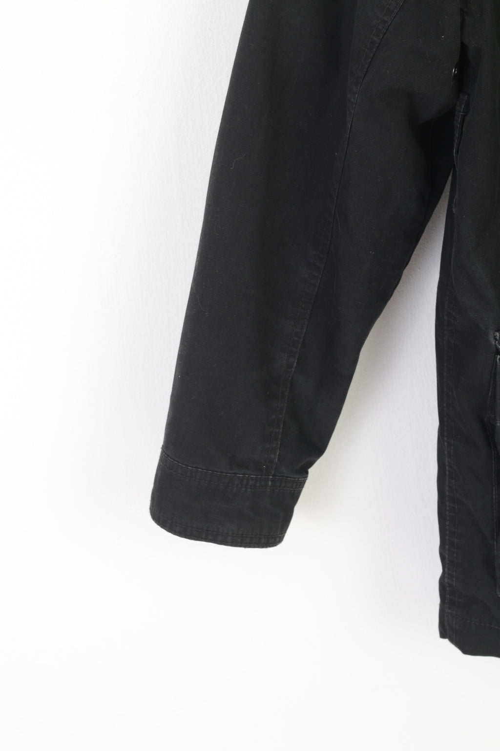 Gap Kids Boys XXL 16 Age Jacket Black Cotton Padded Rewind Style Zip Up Top