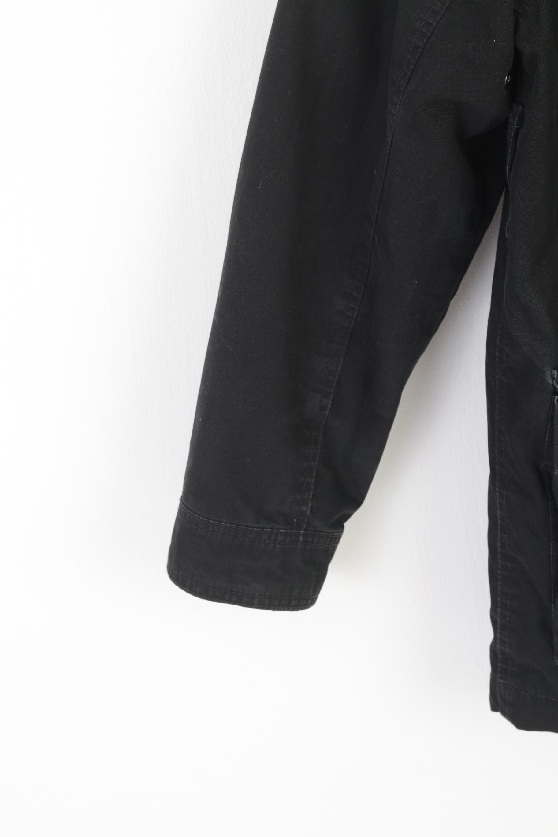 Gap Enfants Garçons XXL 16 Âge Veste Noir Coton Rembourré Style Rewind Zip Up Top