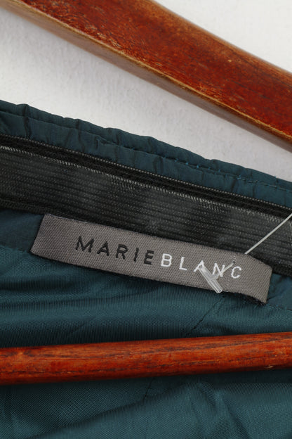 Marie Blanc Femmes 12 M Mini Robe Bandeau Vert Mer Brillant Volants Élégant Fête Été Vintage