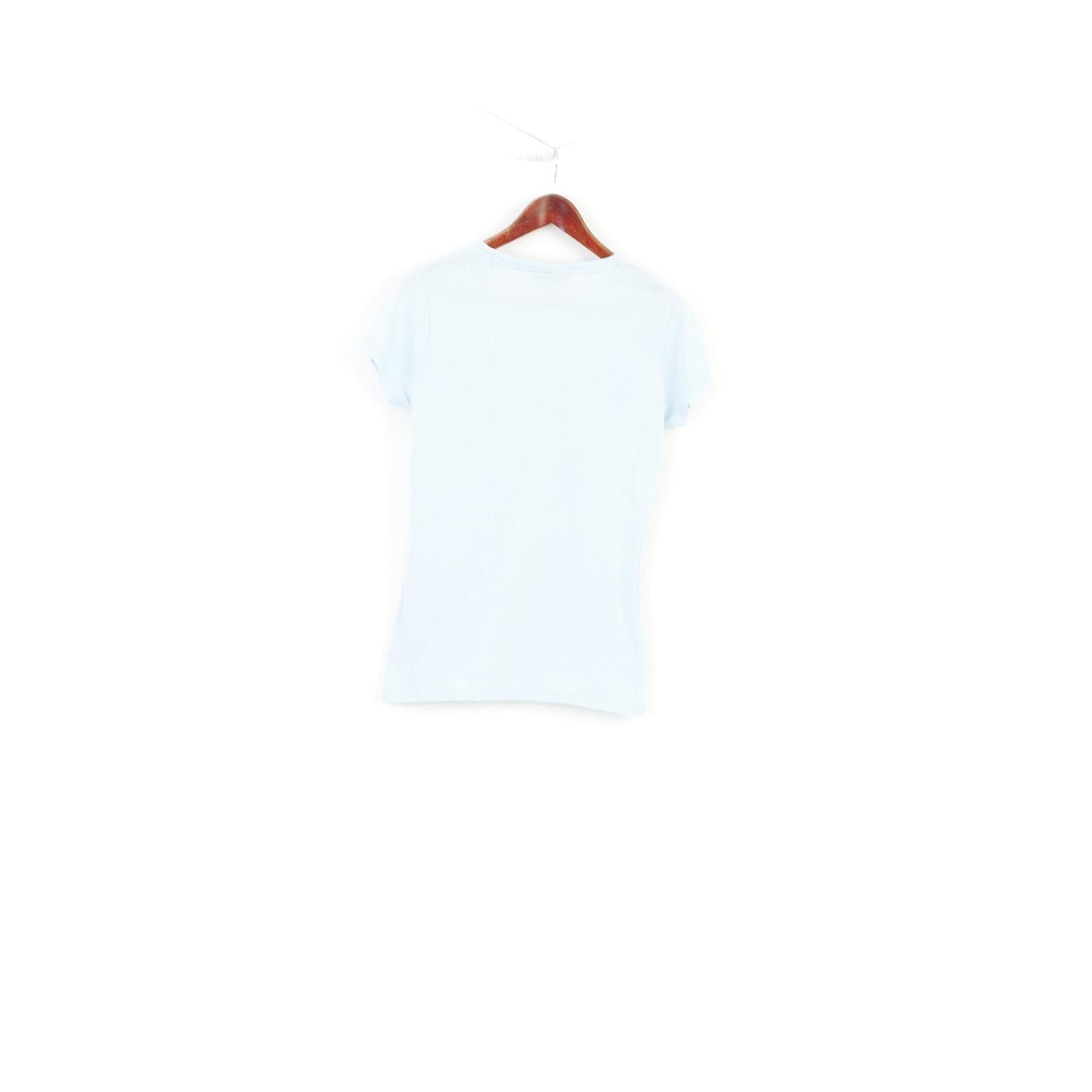 T-shirt da donna XL dei Flinstones Top in cotone girocollo con grafica blu Flinstones