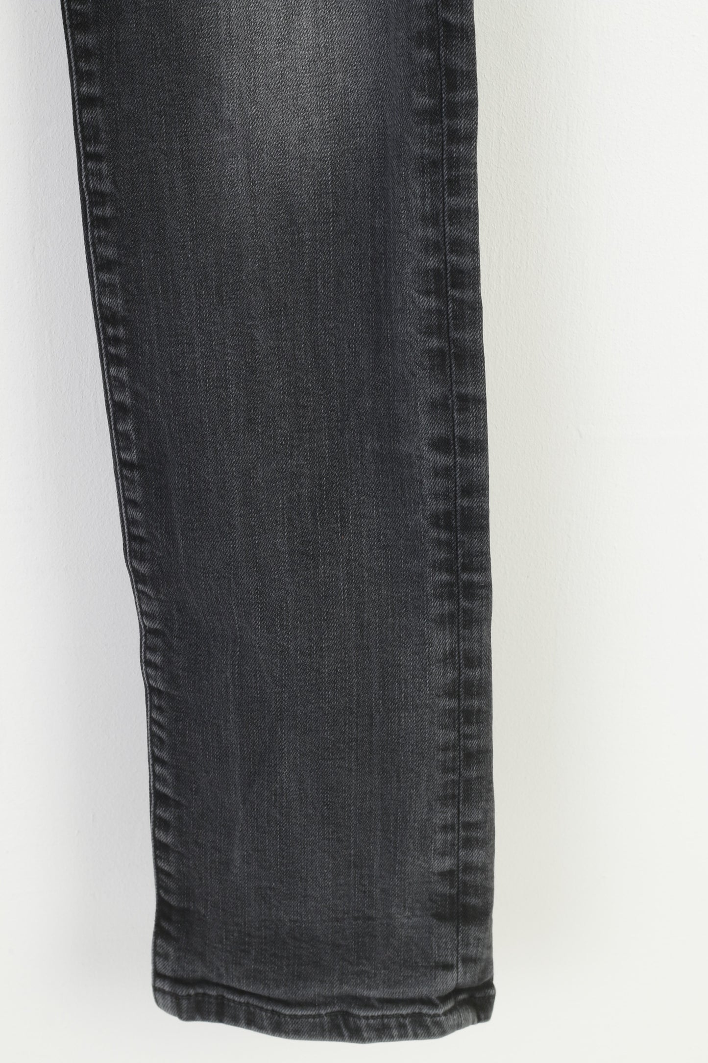 Petrol Industries Pantalon 28 pour femme Coupe slim en denim de coton stretch Gris anthracite