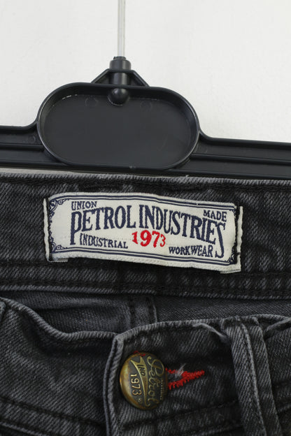 Pantaloni Petrol Industries Donna 28 Pantaloni Jeans elasticizzati in denim di cotone slim fit antracite
