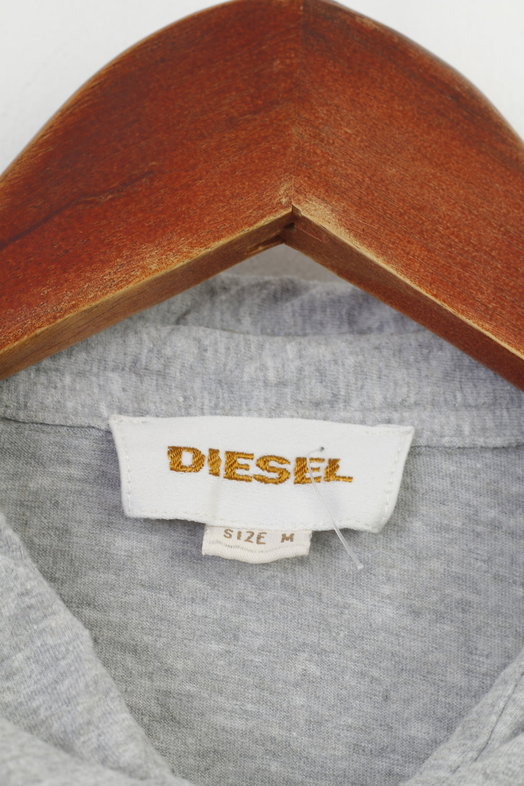 Polo Diesel da uomo M. Top sportivo vintage in cotone slim con colletto dettagliato con bottoni