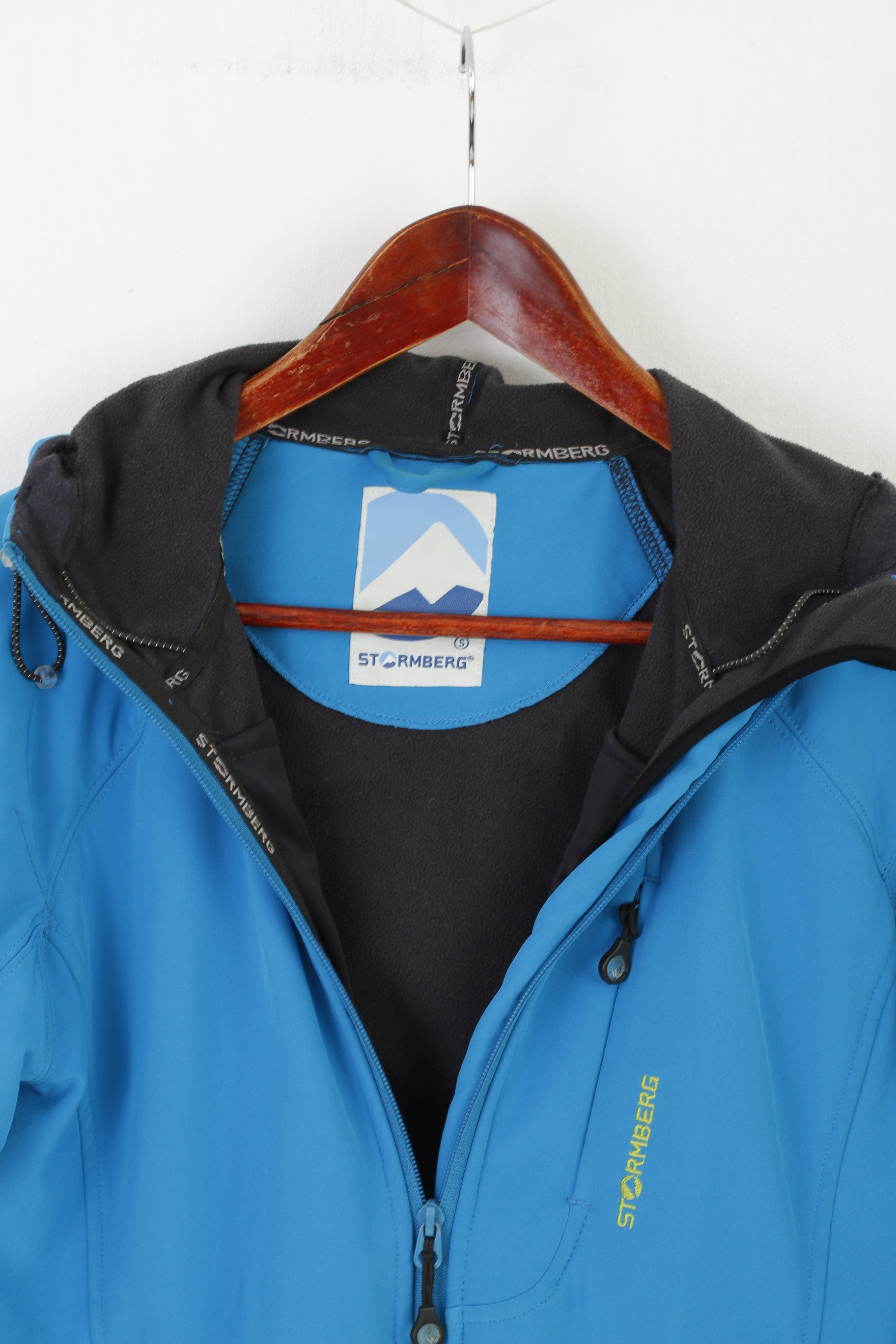 Giacca Stormberg da donna Softshell blu con cerniera intera con cappuccio Outdoor Prore 10 Top