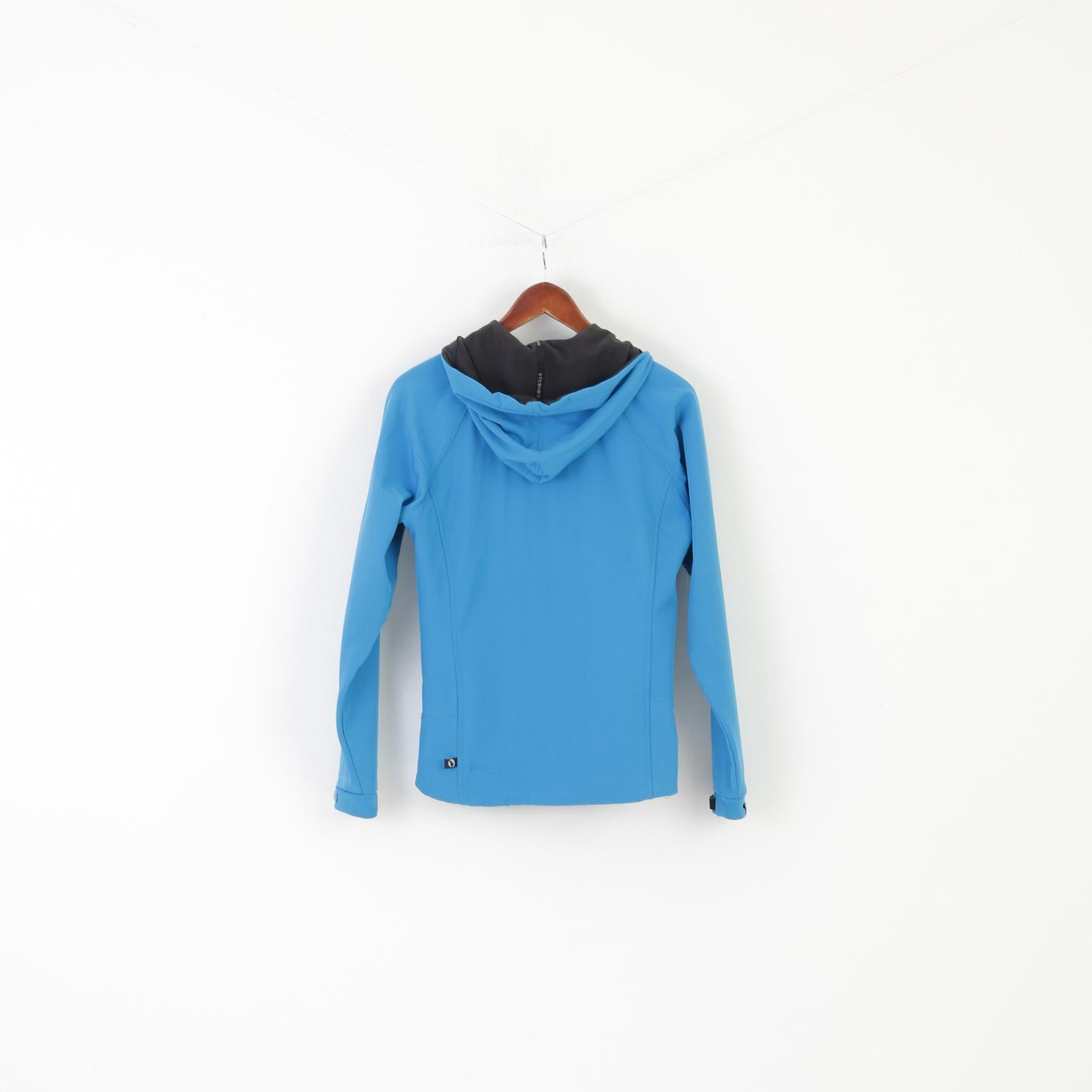 Giacca Stormberg da donna Softshell blu con cerniera intera con cappuccio Outdoor Prore 10 Top