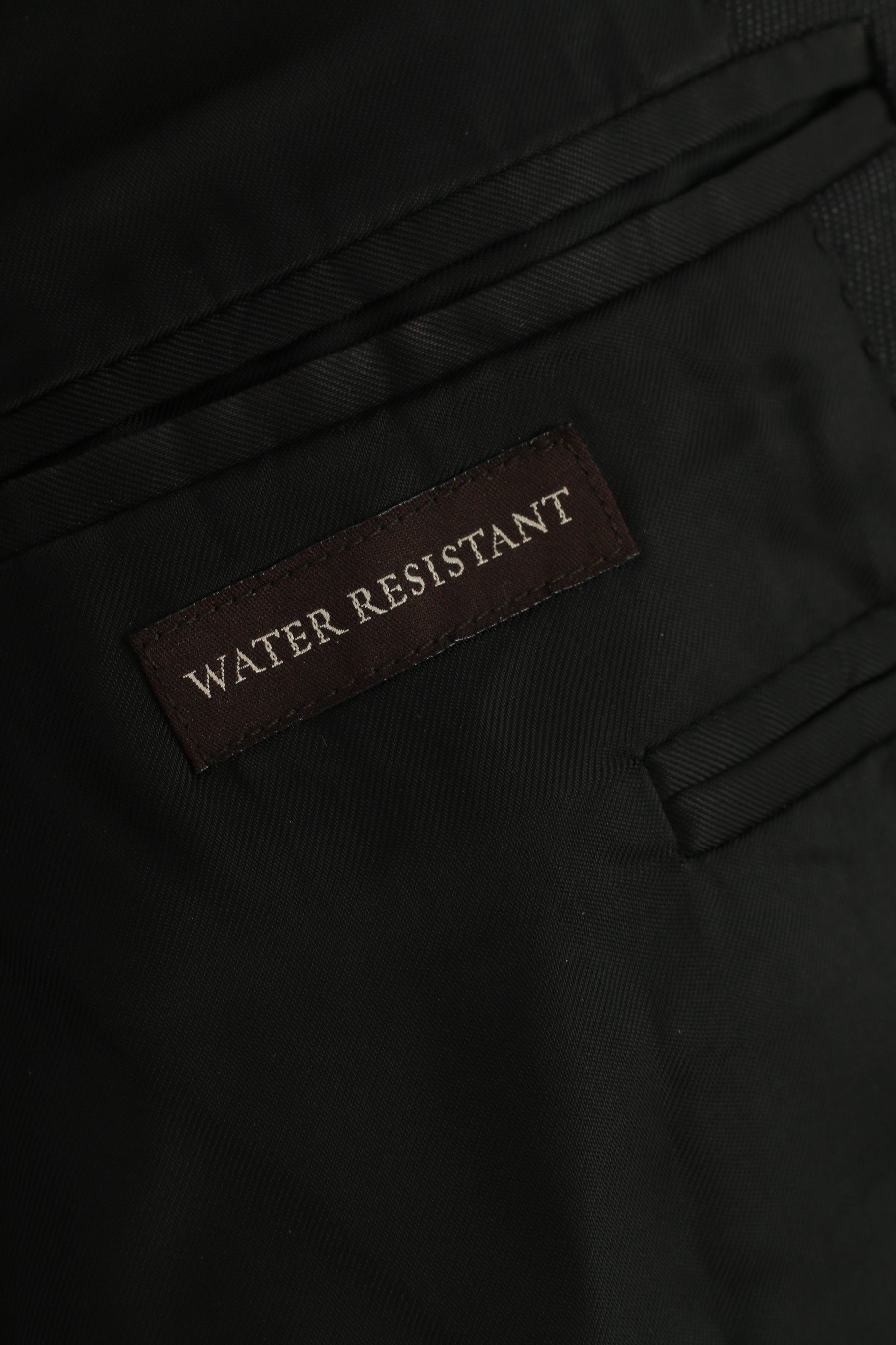 Canali Men 46 Blazer Navy Wool Single Breasted Italy Shoulder Pads Vintage Jacket