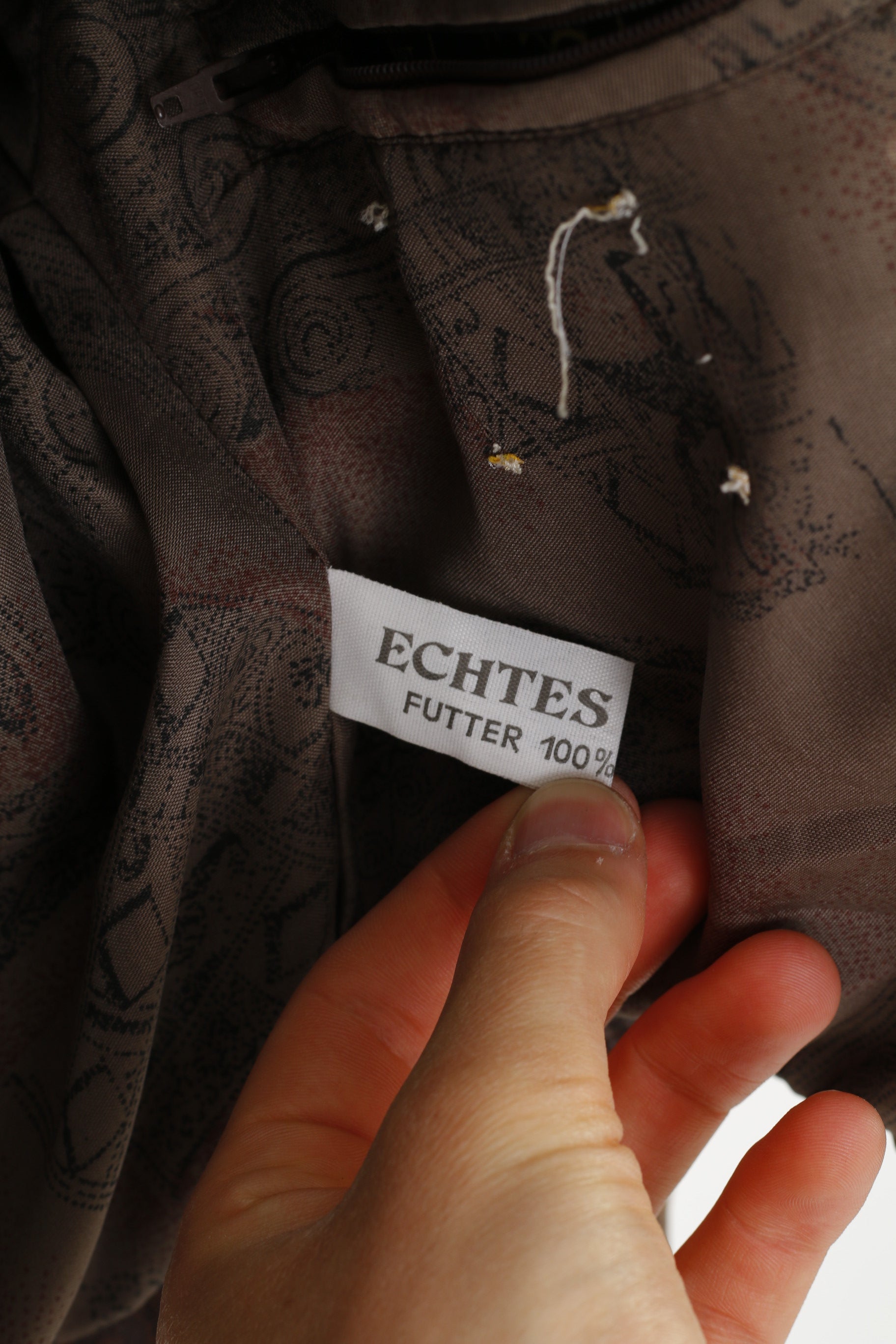 C&amp;A Femmes 38 S Veste en cuir Marron vintage années 90 Leder Cropped Biker Top