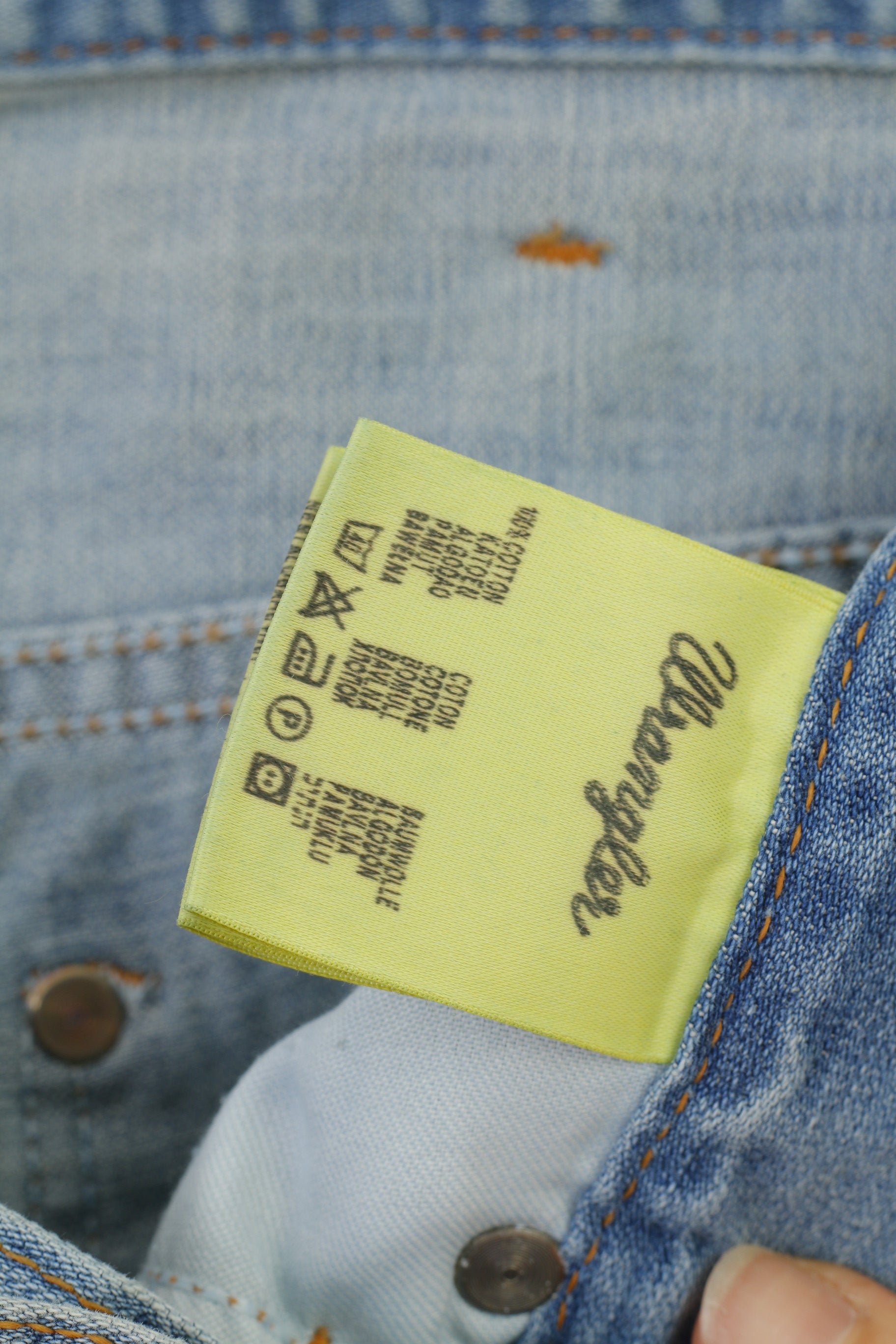 Wrangler Men 31 Trousers Denim Blue Jeans Cotton Vintage Pants