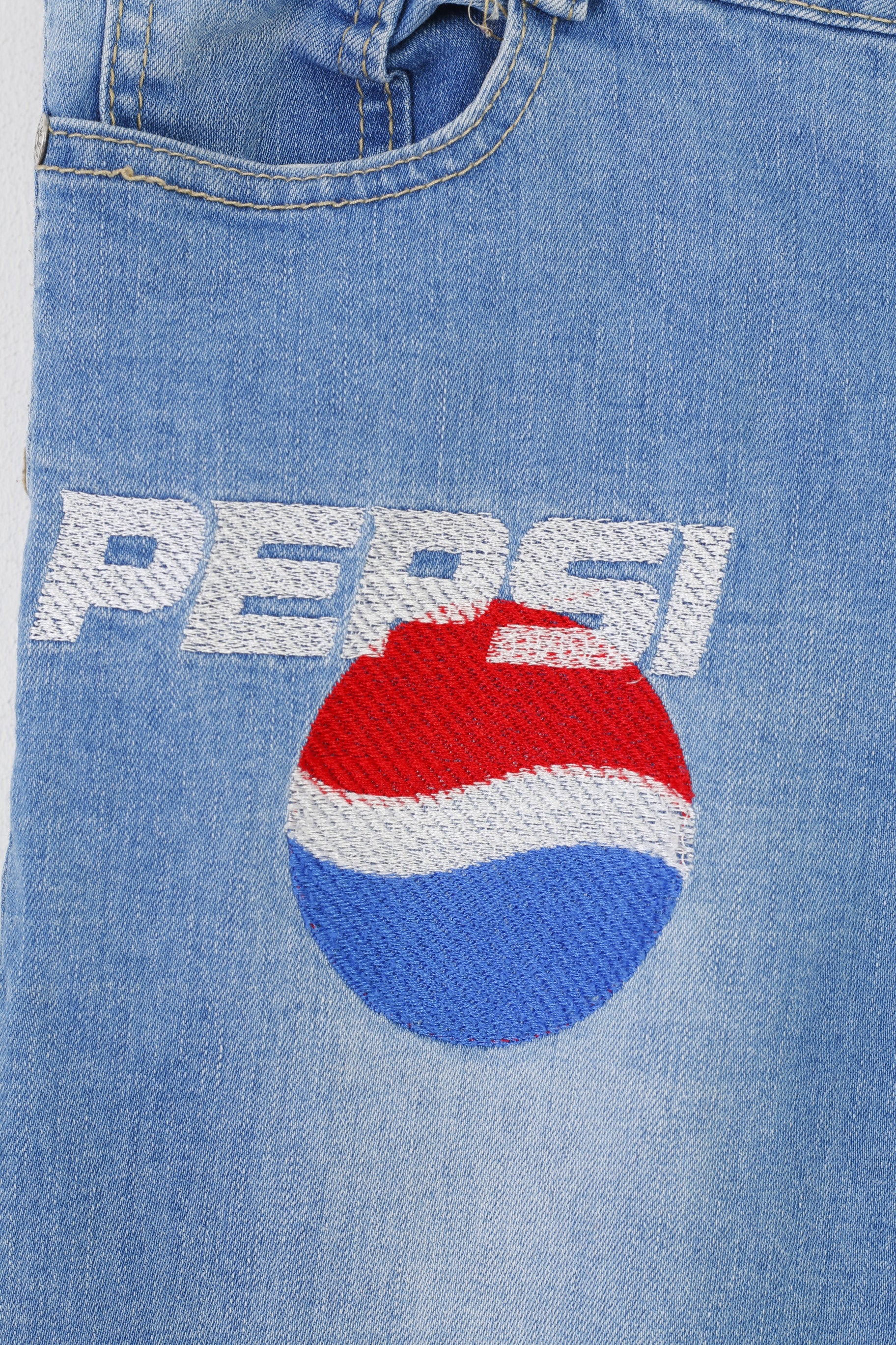 Jeans Wear Women 30 Trousers Denim Jeans Skinny Pepsi Vintage Pants