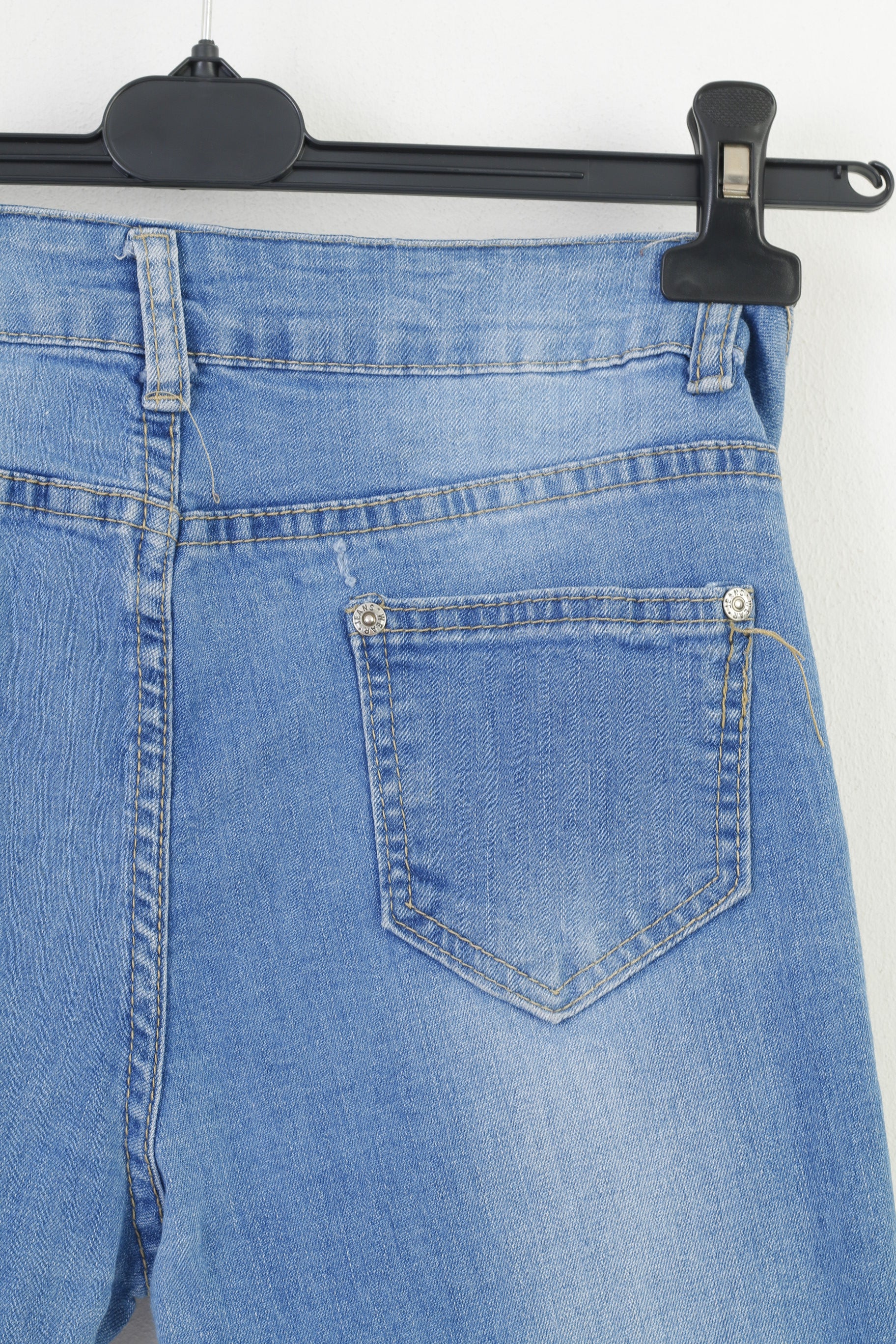 Jeans Wear Women 30 Trousers Denim Jeans Skinny Pepsi Vintage Pants