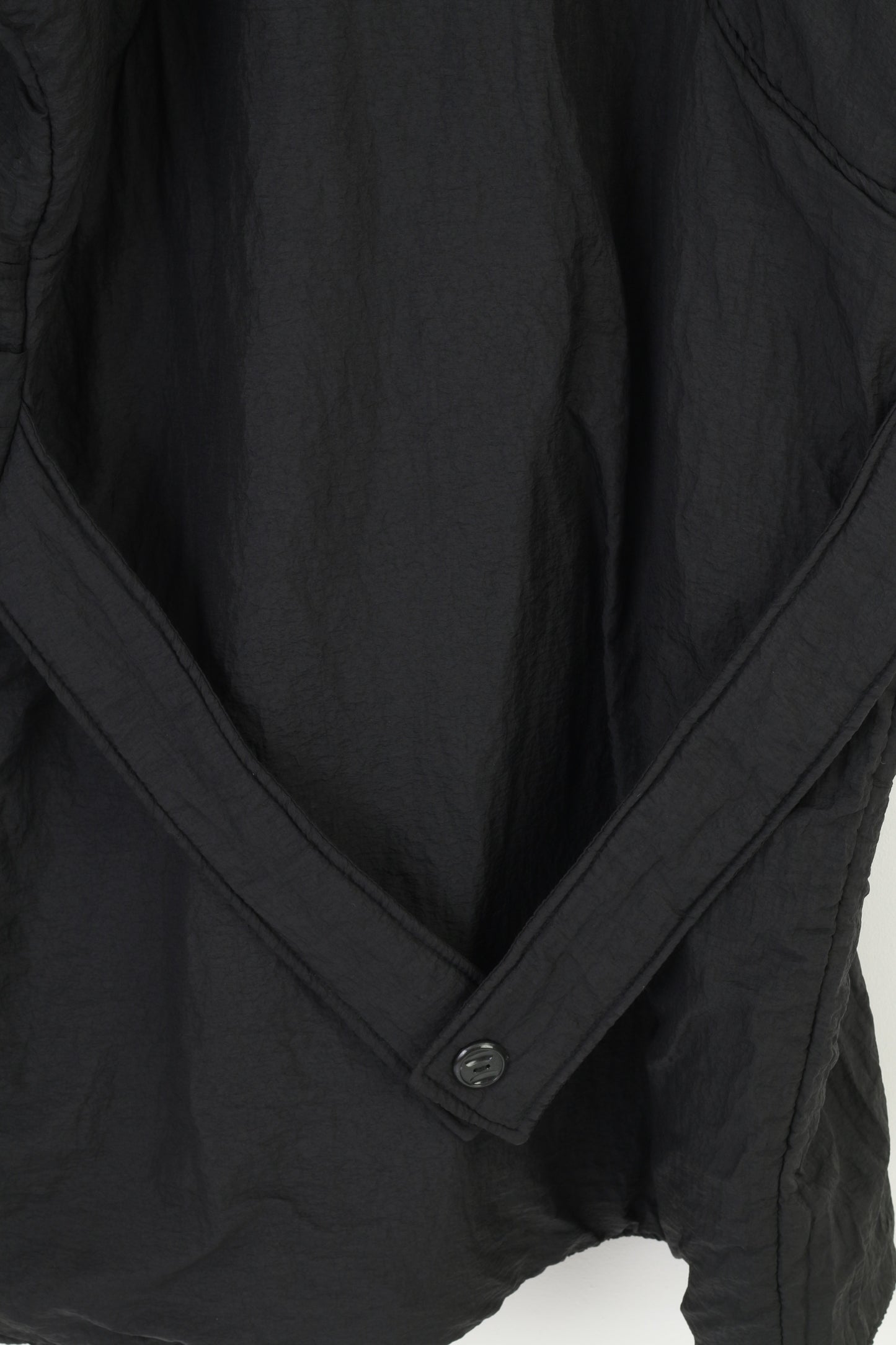 Starlike Women 3XL Coat Black Bottoms Padded Vintage Collar Pockets Jacket Top