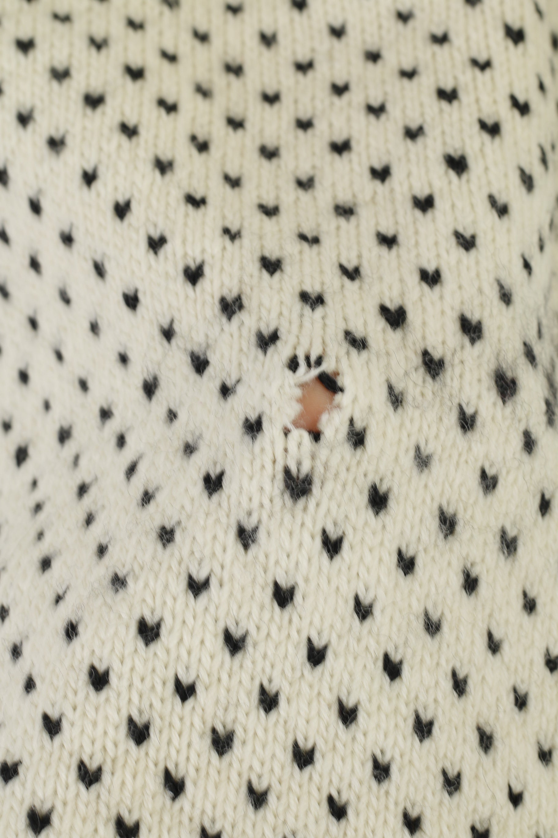 vintage Hommes M Cardigan Beige Aztèque Tyrol Trachten Autriche Laine Tricot Pull