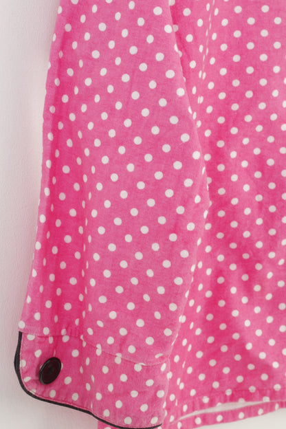 Harve Benard par Bernard Holtzman Chemise de nuit pour femme à pois Rose Bas Pyjama Haut en coton