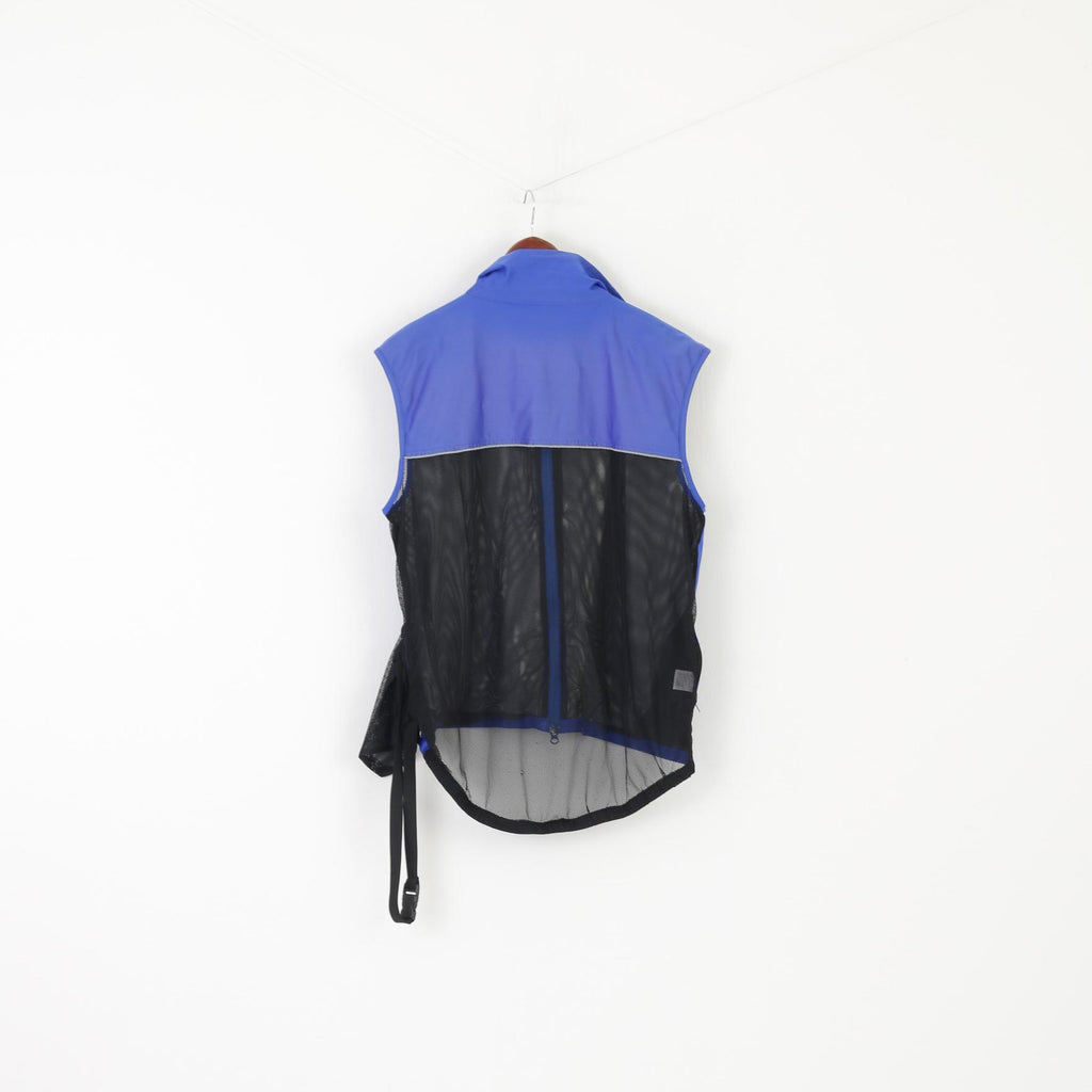 Gore Bike Wear Men XXL Vest Blue Cycling Windstopper Packable Mesh Sportswear Waistcoat