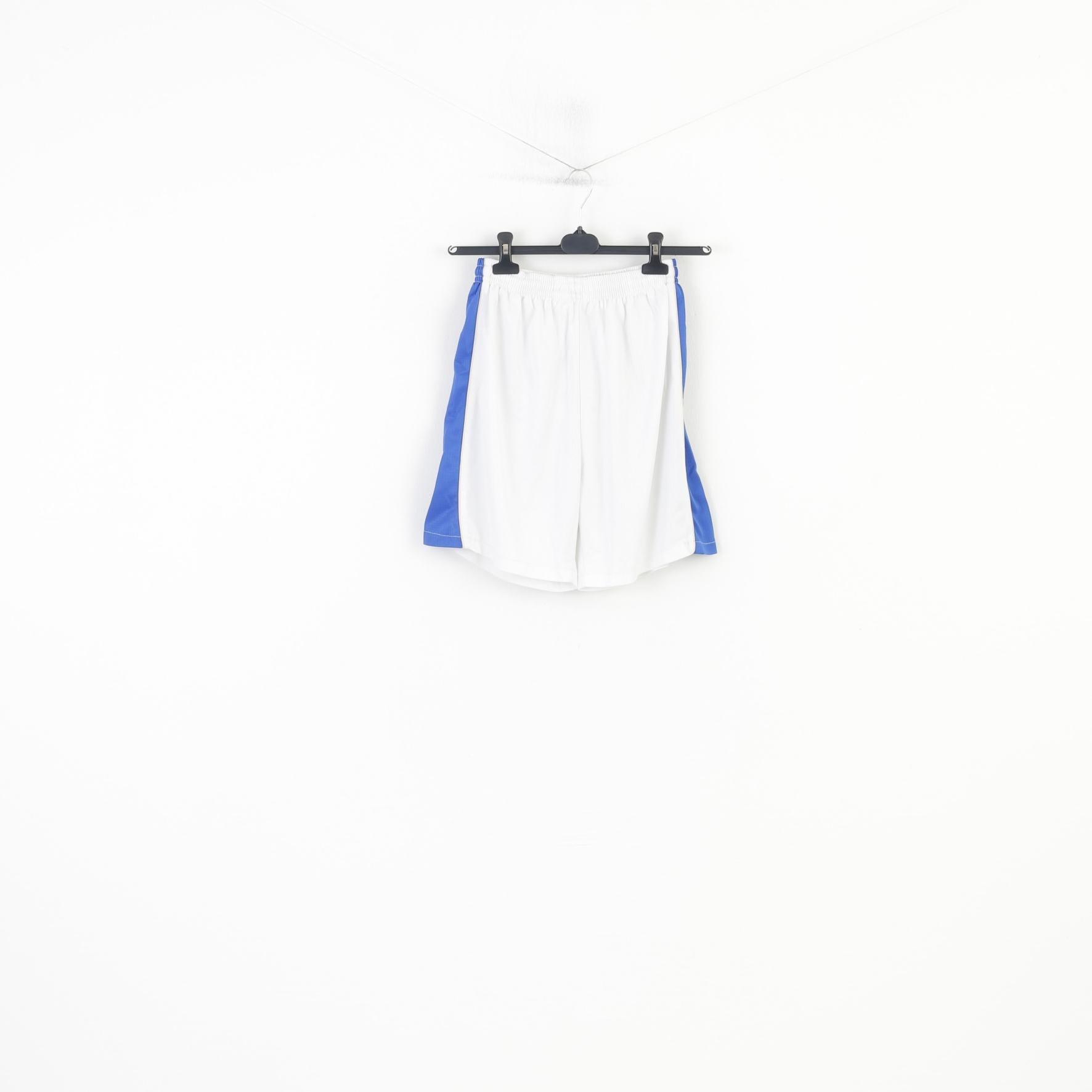 Vintage Men XS Shorts White Shiny Sportswear Training Gym Sport Vintage Pocket Pants