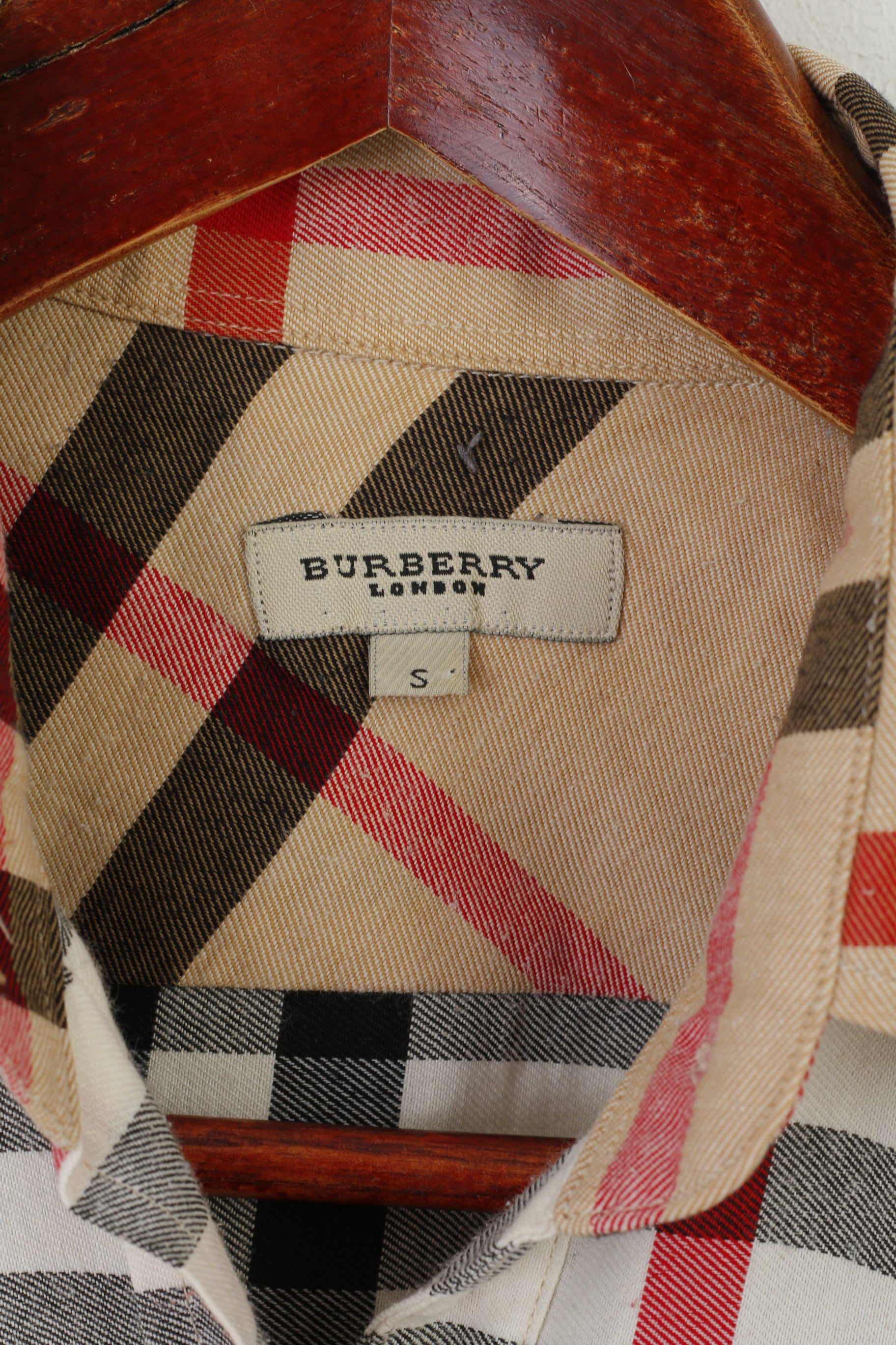 Burberry London Donna S (XXS) Camicia casual Top a maniche lunghe con