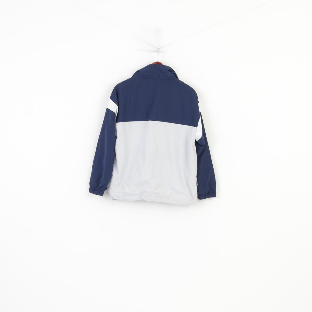 Lotto Boys LB 16 Âge Veste Bleu Marine Col Zippé Pull Sportswear Poches Légères Entraînement Vintage Italien Classique Haut 