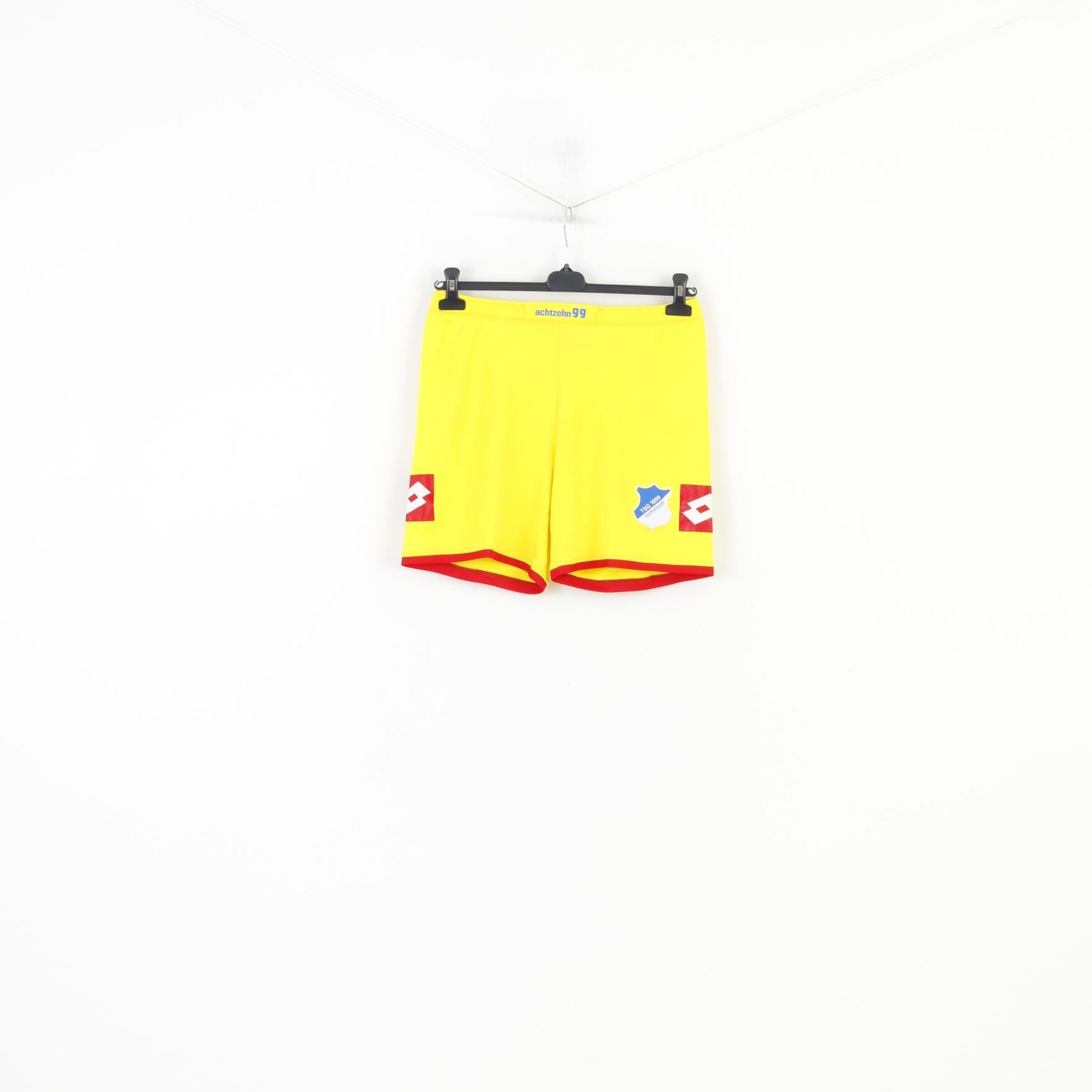 Lotto Men S Shorts Yellow Italian Vintage Football Sport TSG 1899 Hoffenheim Pants