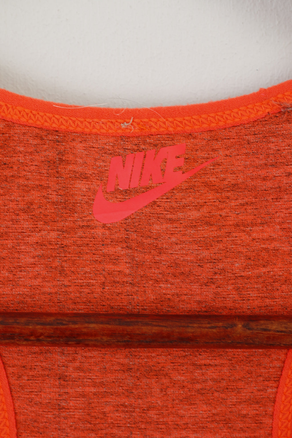 Nike Women S Shirt Gray Orange Neon Sportswear Stretch Sleeveless Vest Top