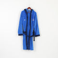 Everton Football Club Men L Dressing Gown Blue Fleeced Logo GJ Hooded