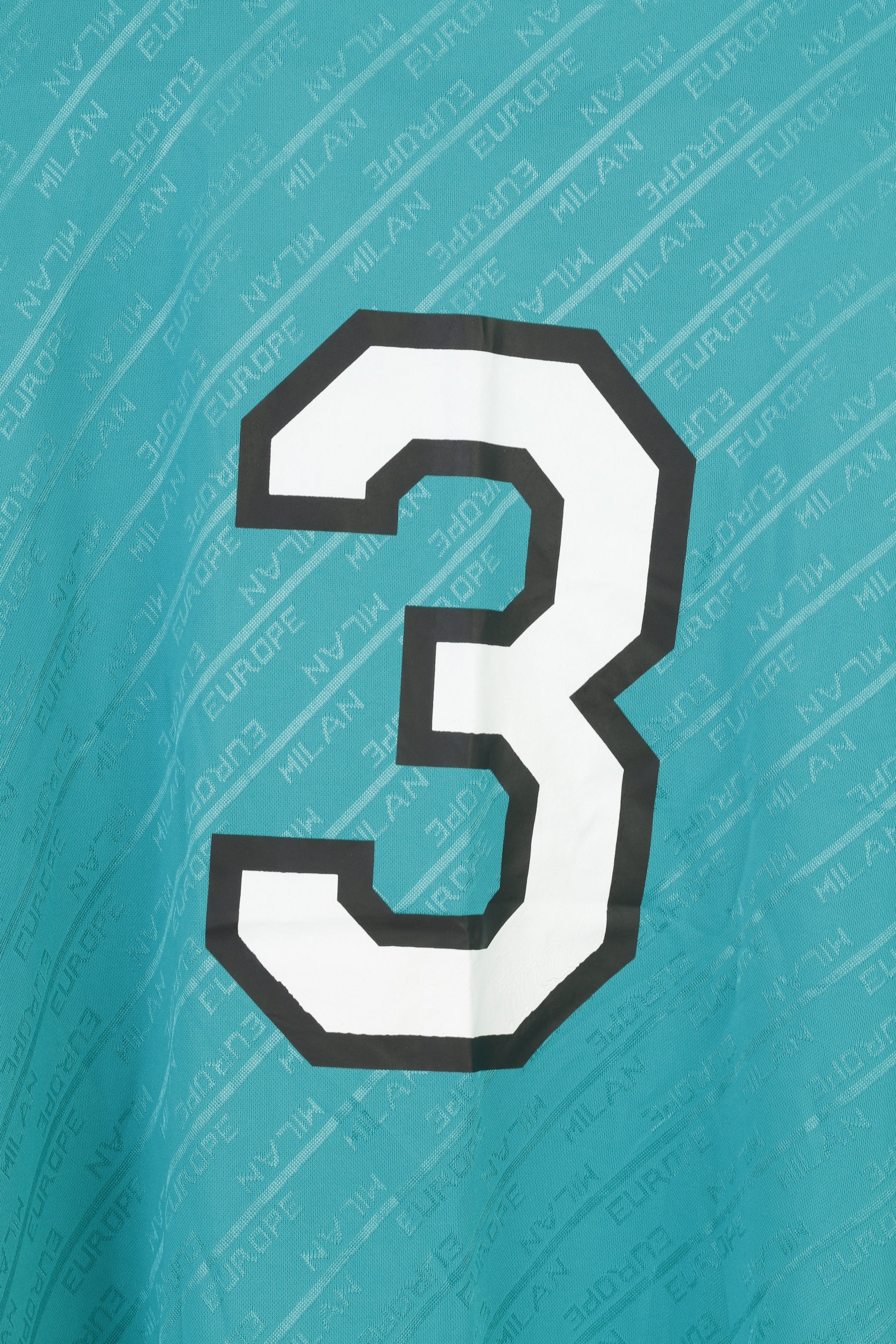 Milan Europe Men XL Shirt Green Sportswear  Img V Neck Collar Training Long Sleeve Vintage #3 Top