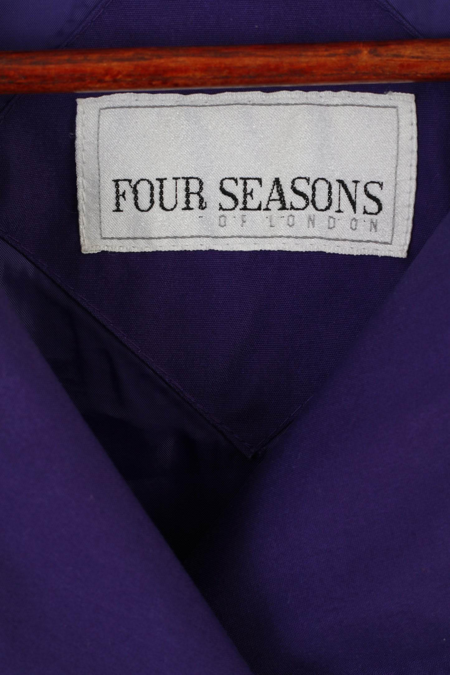 Four Seasons Of London Femmes 10 38 M Veste Violet Coton Rembourré Épaulettes Haut