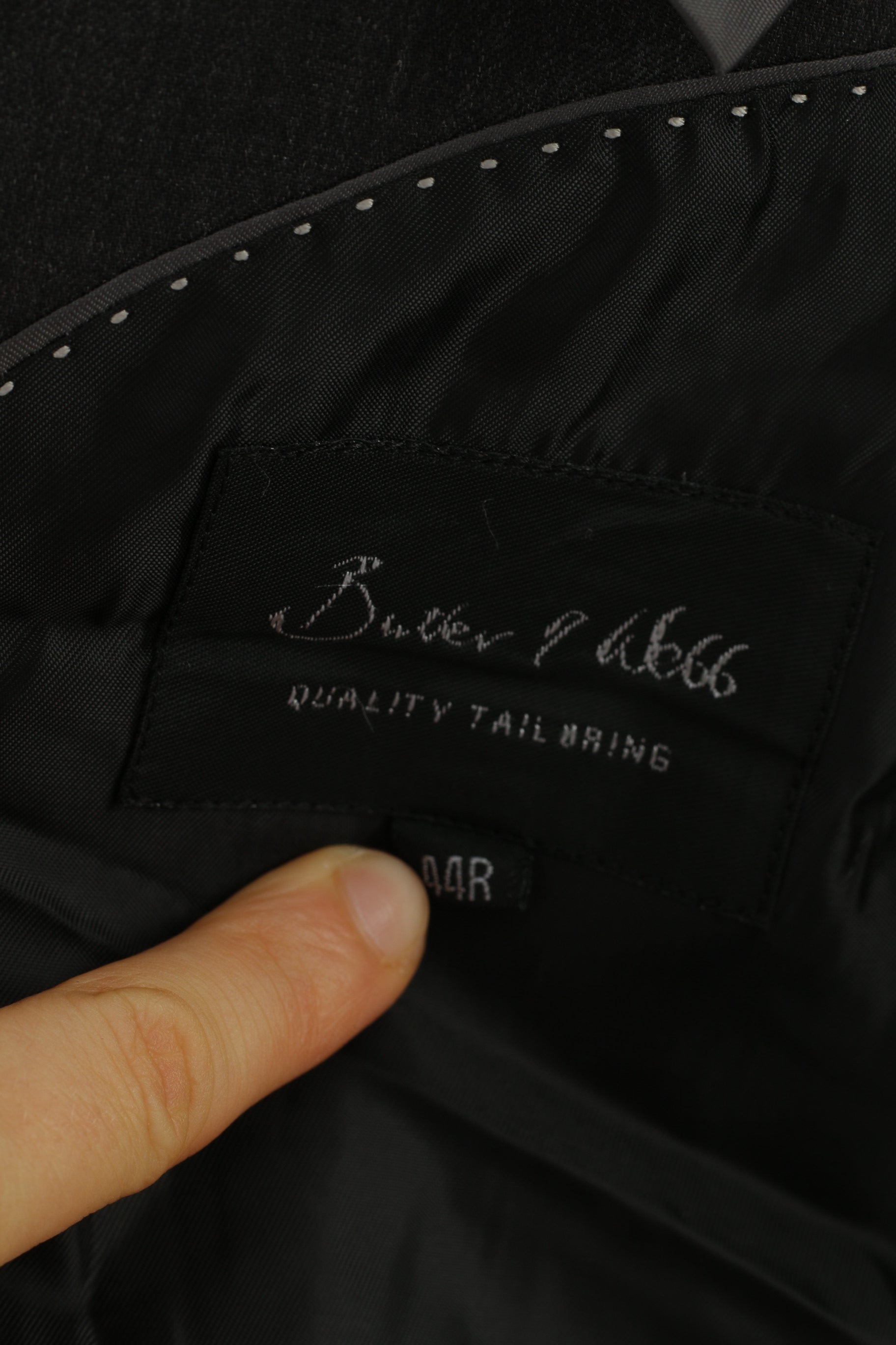 Butler & Webb Men 44 Blazer Grey  Wool Super 120' Single Breasted Vintage Classic Jacket