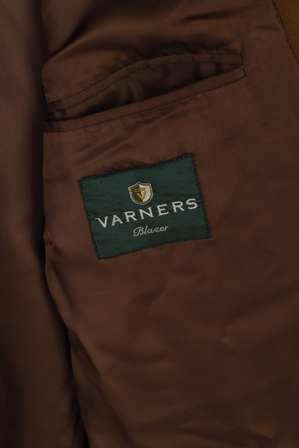 Varners Men 54 44 Blazer Brown Wool Cashmere Blend Vintage Single Breasted Jacket