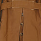 Nolita North Little Italy Women 42 S Coat Brown Cotton Trench Belted Multi Pocket Top