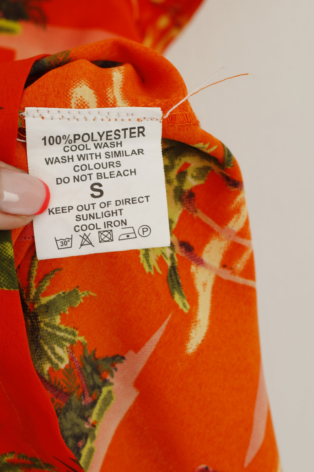 Camicia casual da uomo vintage Top estivo stampato con palme tascabili arancioni lucide