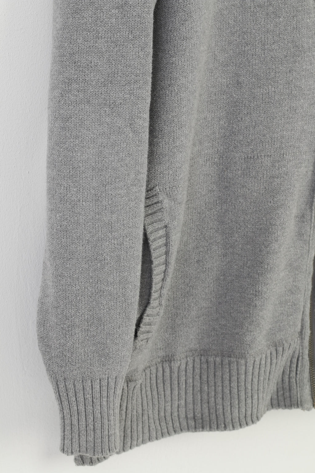 Colorado Denim hommes 2XL pull pull fermeture éclair complète gris coton sweat-shirt haut 