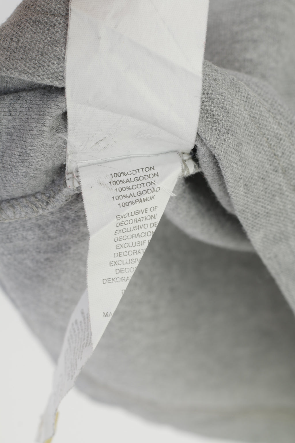 Original Penguin Men XXL Polo Shirt Grey Cotton Heritage Slim Fit Collar Bottoms Vintage  Top