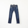Diesel Industry Men 32 Jeans Trousers Navy Cotton Denim Made in Italy Straight Pants