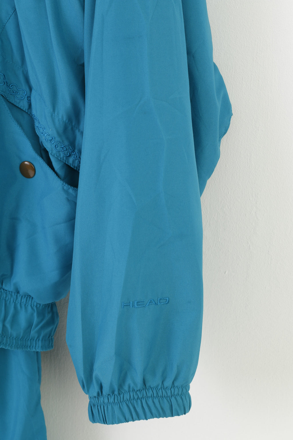 Head Women S Tracksuit Set Turquoise Sweatpants Jacket Training Sportswear  Vintage 90s Pockets Full Zipper Top