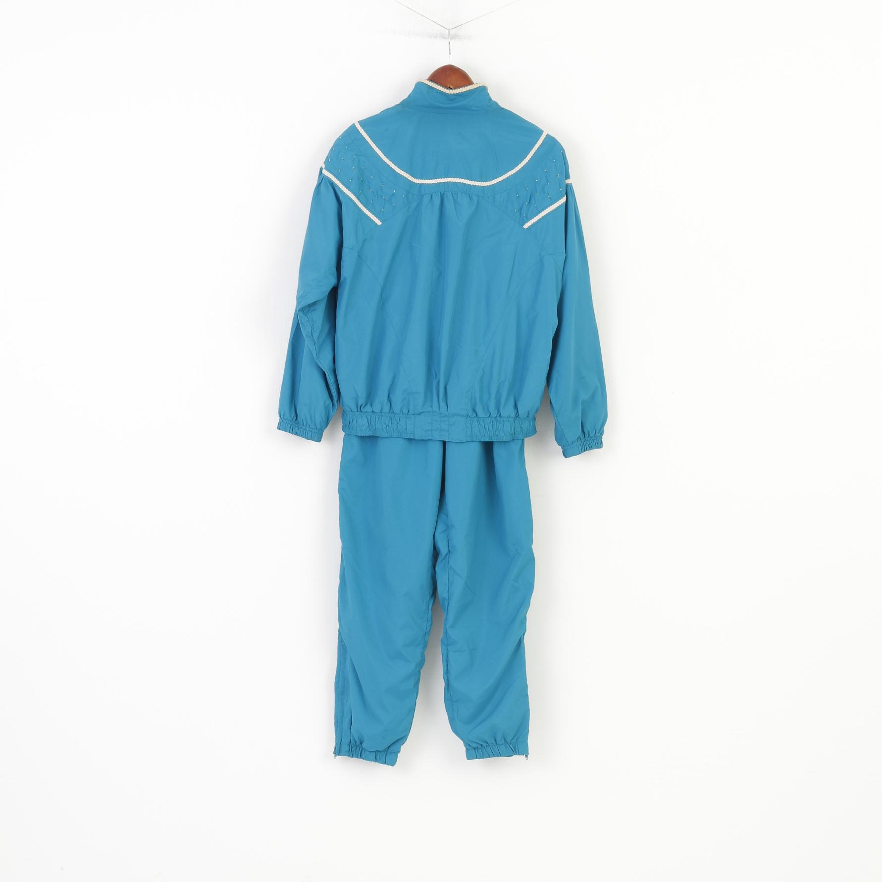 Head Women S Tracksuit Set Turquoise Sweatpants Jacket Training Sportswear  Vintage 90s Pockets Full Zipper Top