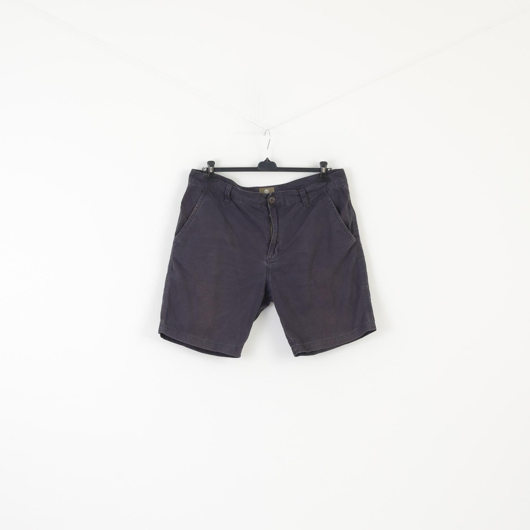 Timberland Men 40 56 Shorts Navy Cotton Outdoor Hiking Classic Bermuda