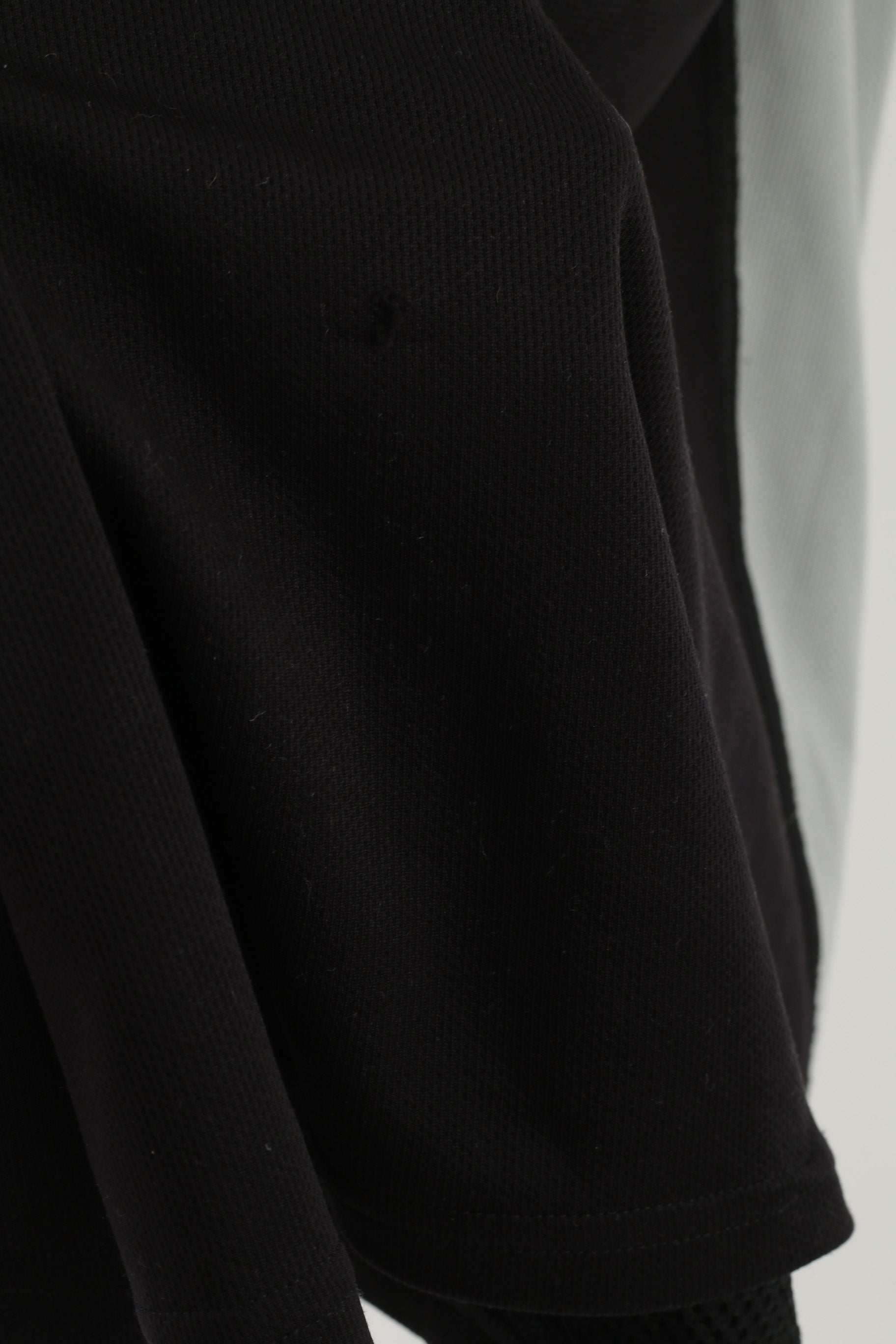 Gore Bike Wear Men XXL Shirt Black Cycling Activewear Reflective Zip Neck Jersey Top