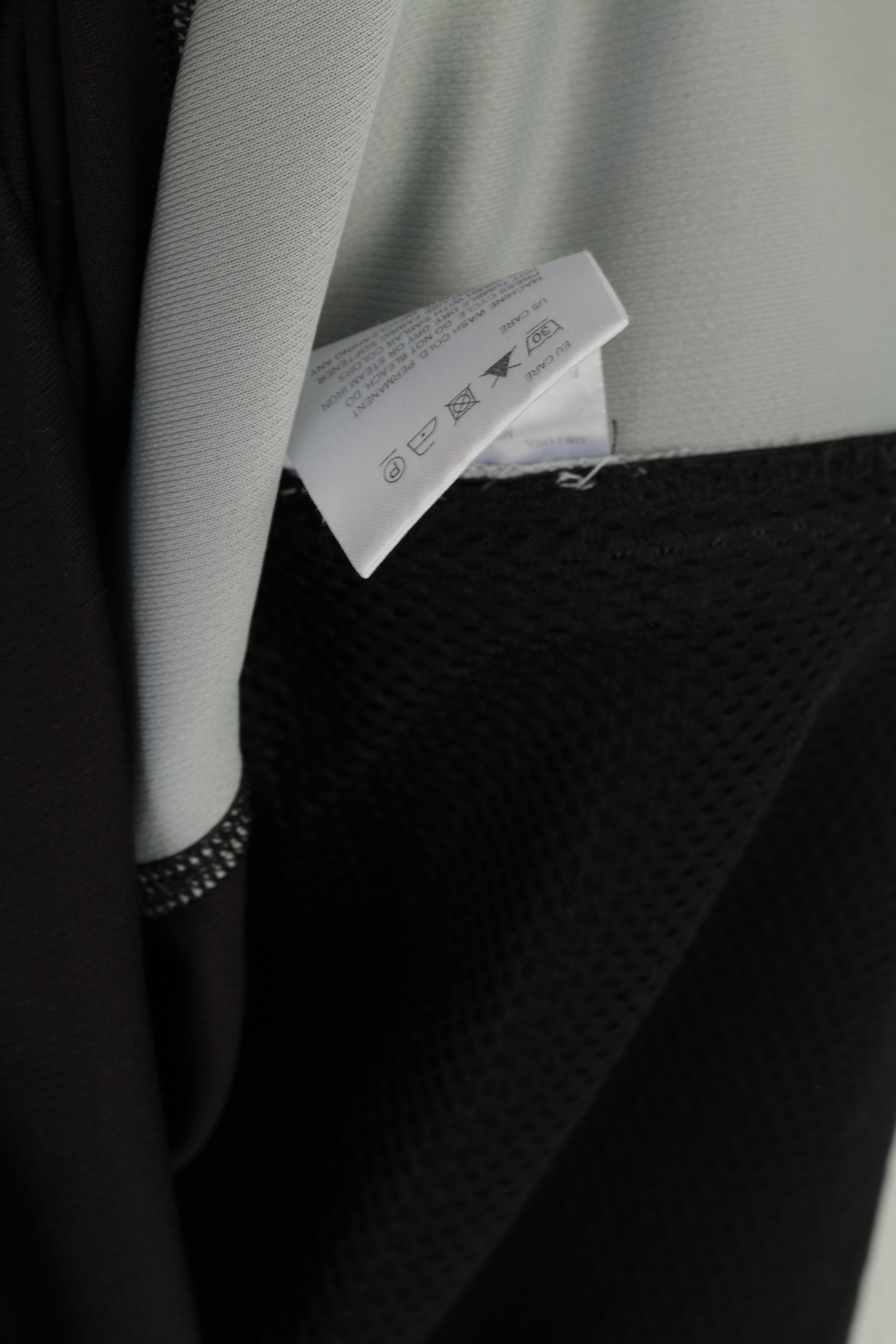 Gore Bike Wear Men XXL Shirt Black Cycling Activewear Reflective Zip Neck Jersey Top