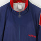 Adidas Men XL Jacket Red Navy Vintage 90s Bomber Zip Up Activewear Top
