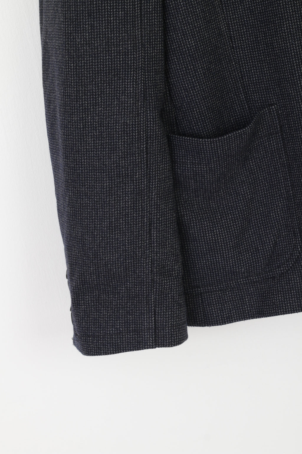 Hugo Boss Men 52 42 Blazer Navy Wool Arid Single Breasted Sport Jacket