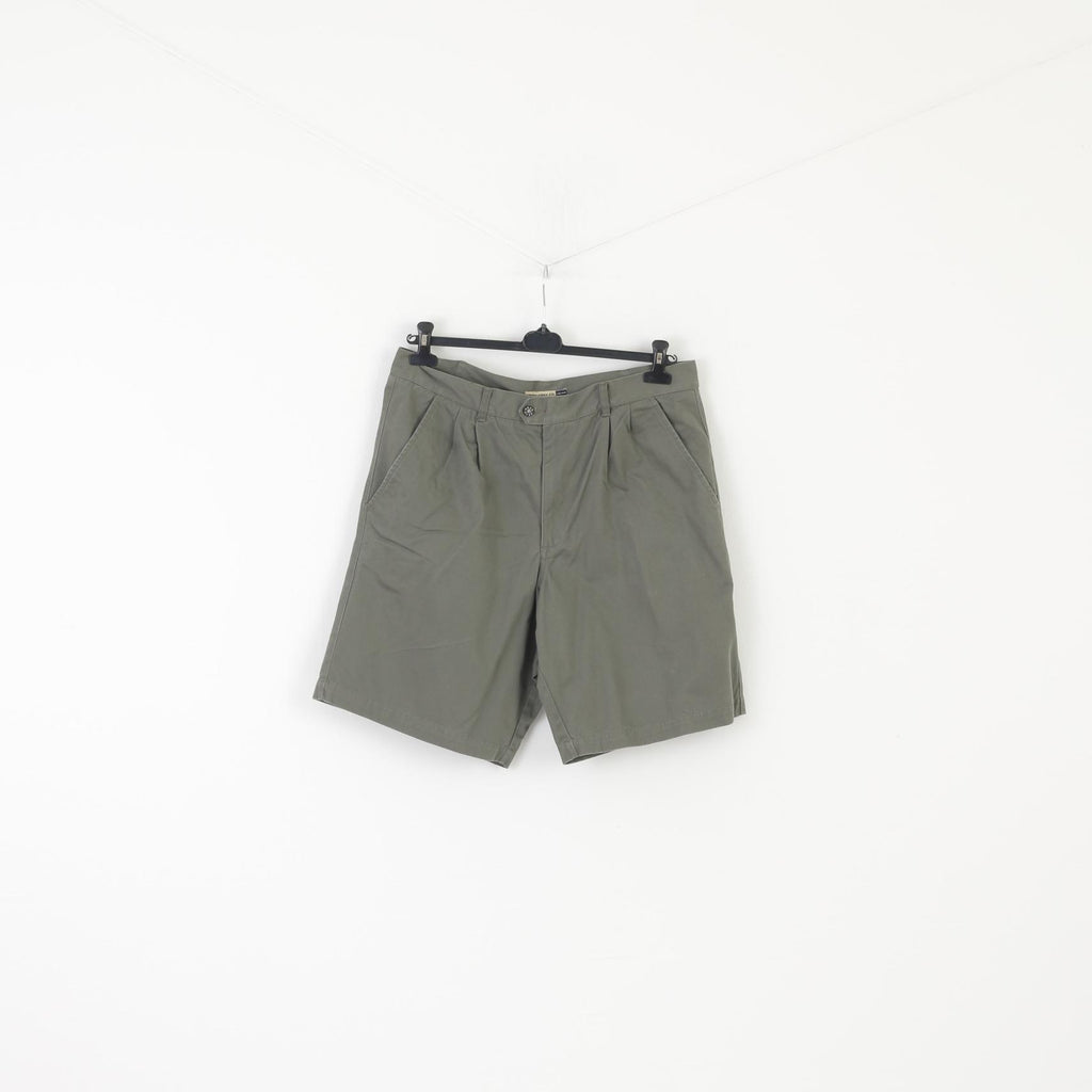 Head Men 36 Shorts Khaki Vintage Sportswear Chino Easy Fit Cotton Casual