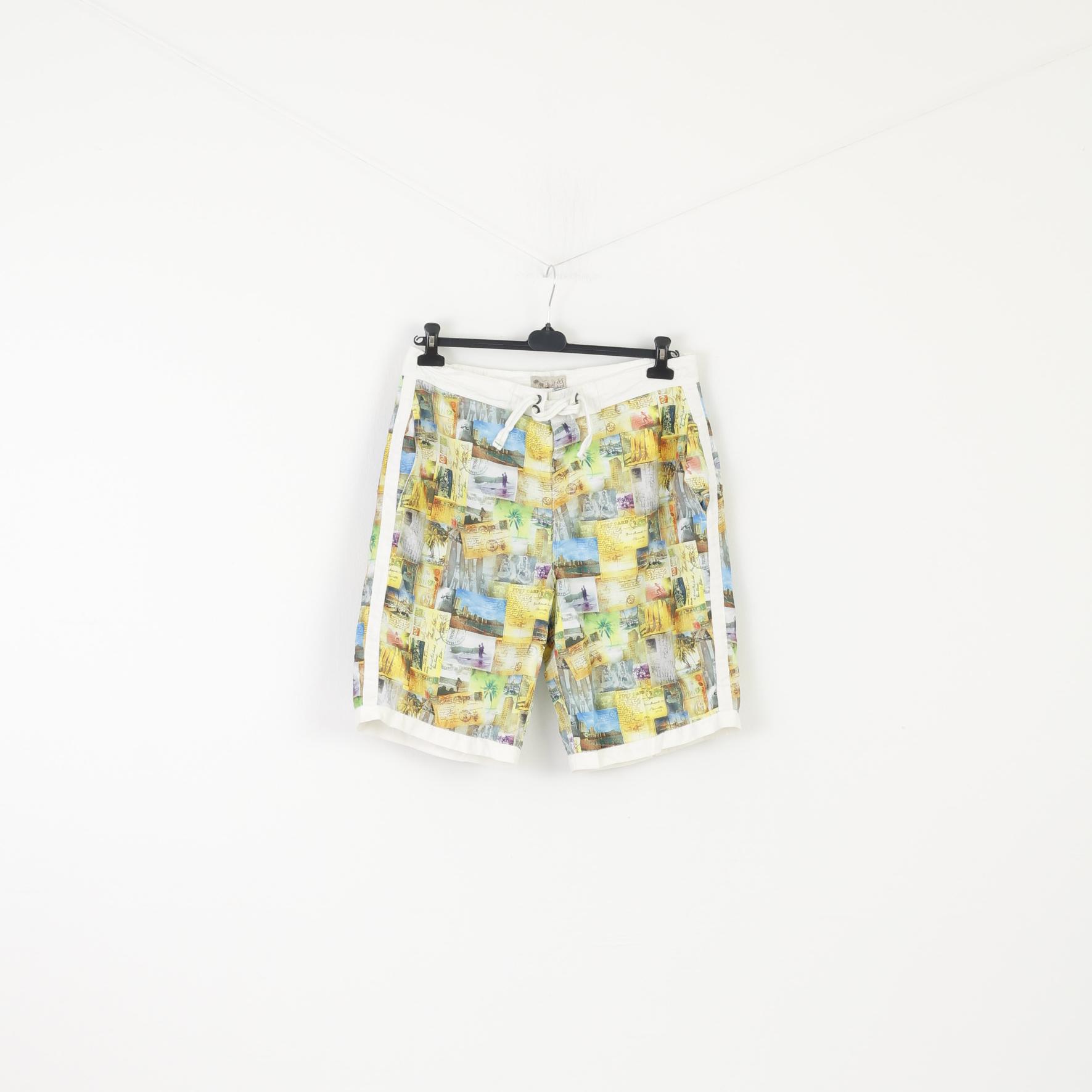 Surf 65 Central Men L Shorts Multicolour Printed Swimpants Summer Bermuda