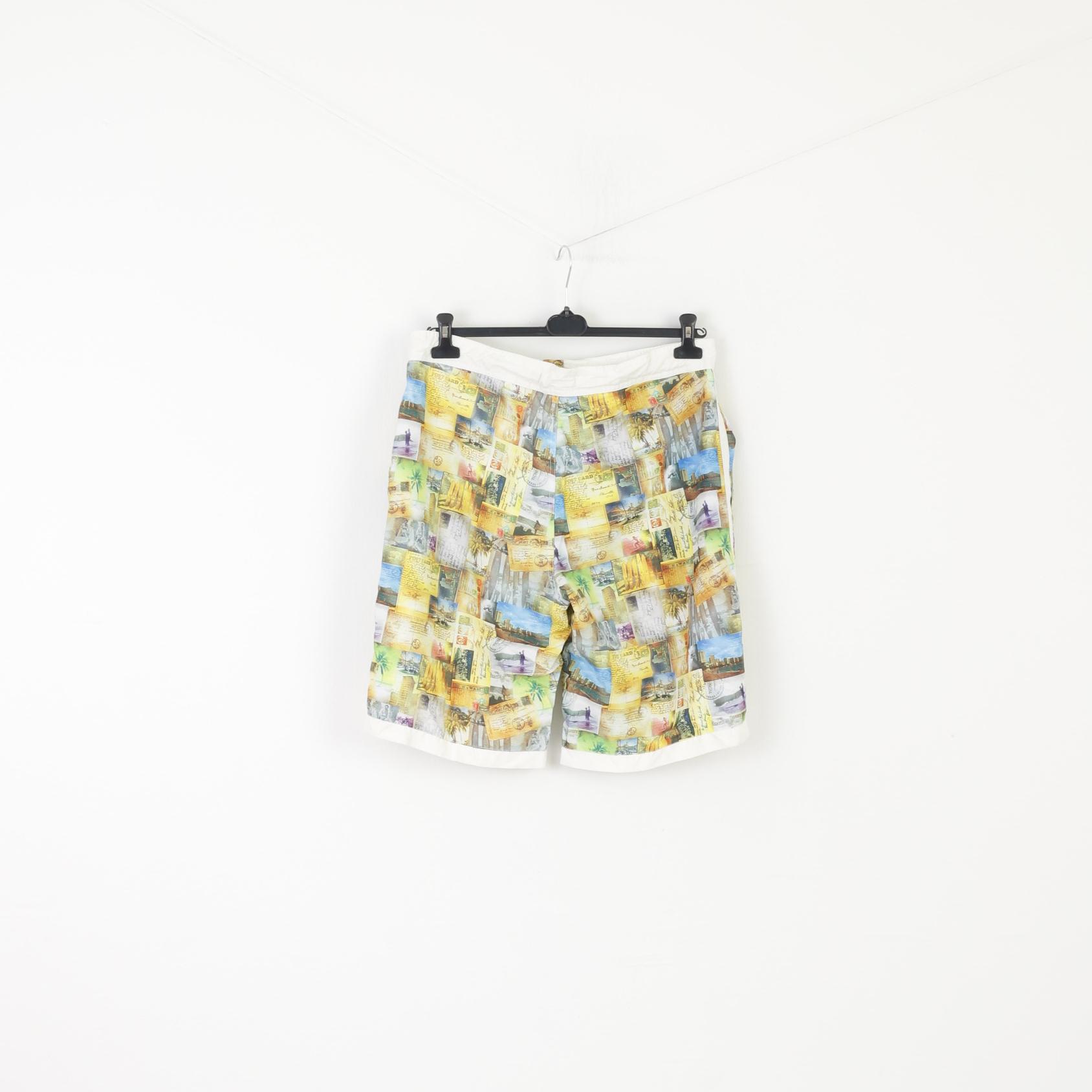 Surf 65 Central Men L Short Short de bain imprimé multicolore Bermuda d'été