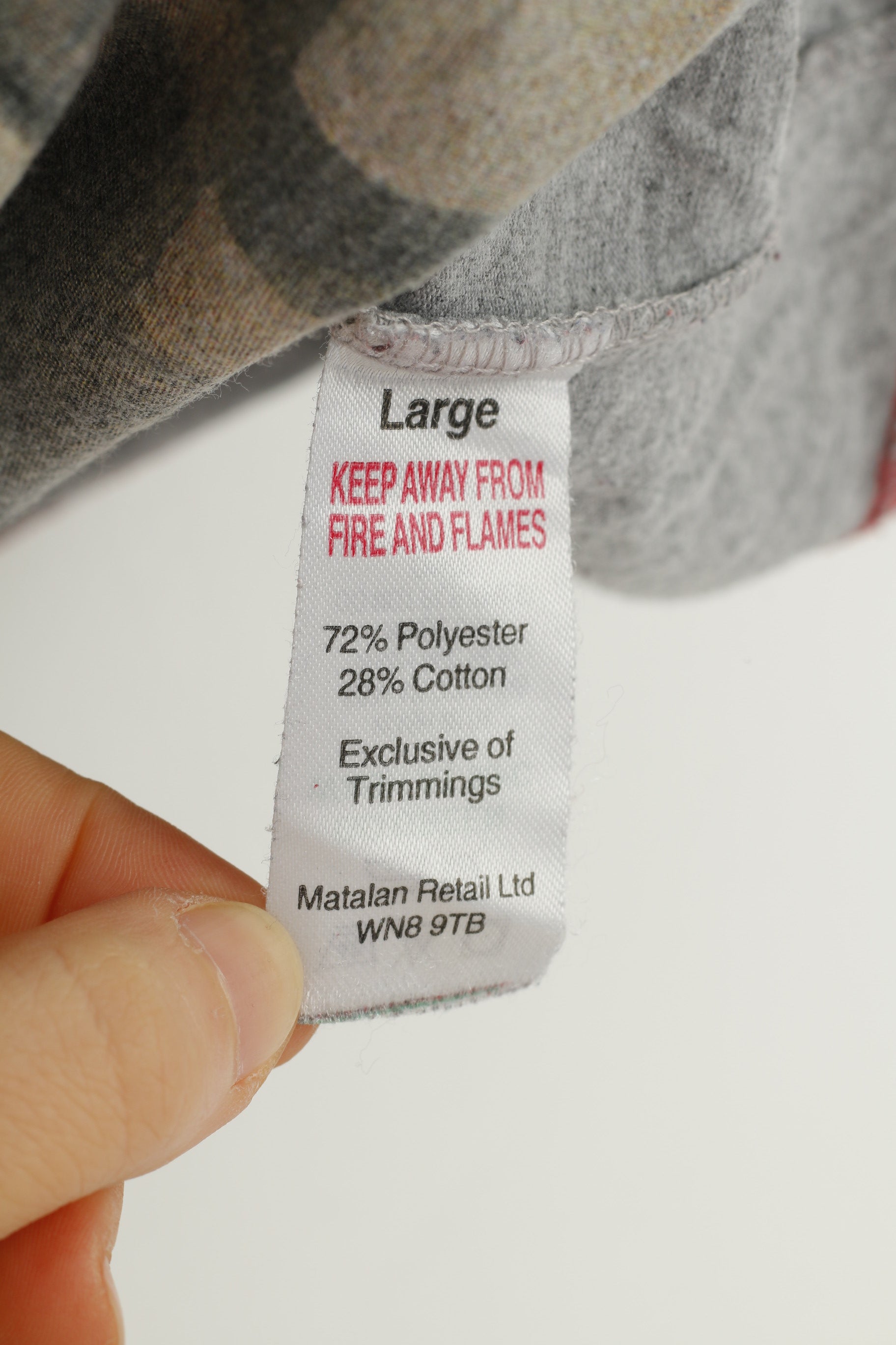 Star Wars Men L T-Shirt Grey  Graphic Crew Neck Short Sleeve Vintage Top