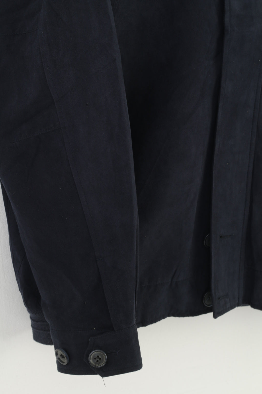 Bosideng Hommes M Bomber Veste Marine Léger Fermeture Éclair Complète Décontracté Velours Vintage Haut