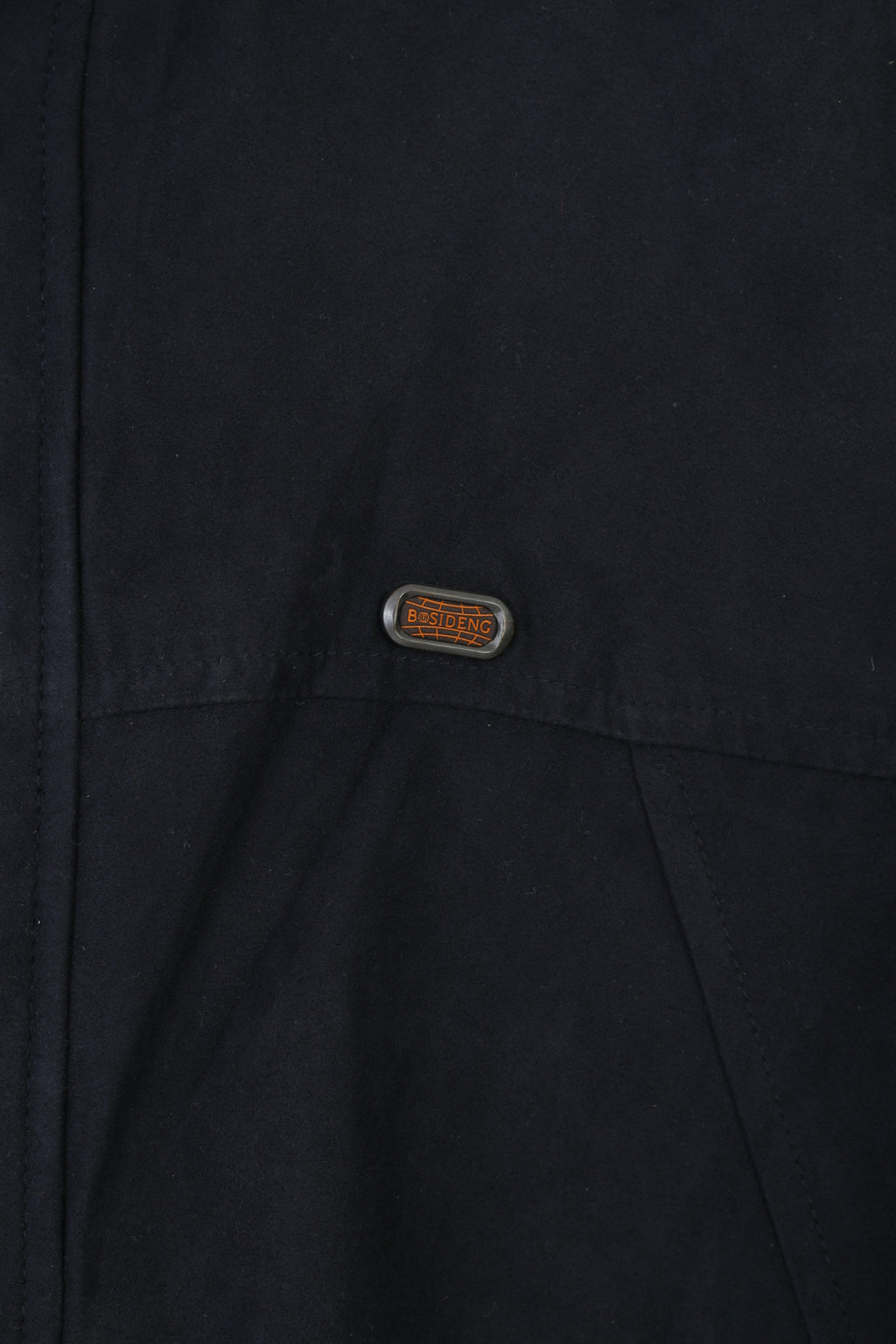 Bosideng Hommes M Bomber Veste Marine Léger Fermeture Éclair Complète Décontracté Velours Vintage Haut